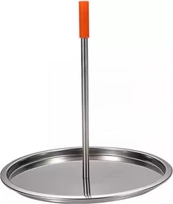 Brochette BBQ Verticale, Pour Poulet, Gyros. 20 Cm, Sur Un Pied Stable.