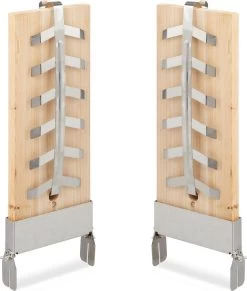 Relaxdays Planche Fumoir Saumon - Lot De 2 - XL - Bois De Cèdre - Planche Saumon - Barbecue - Nature