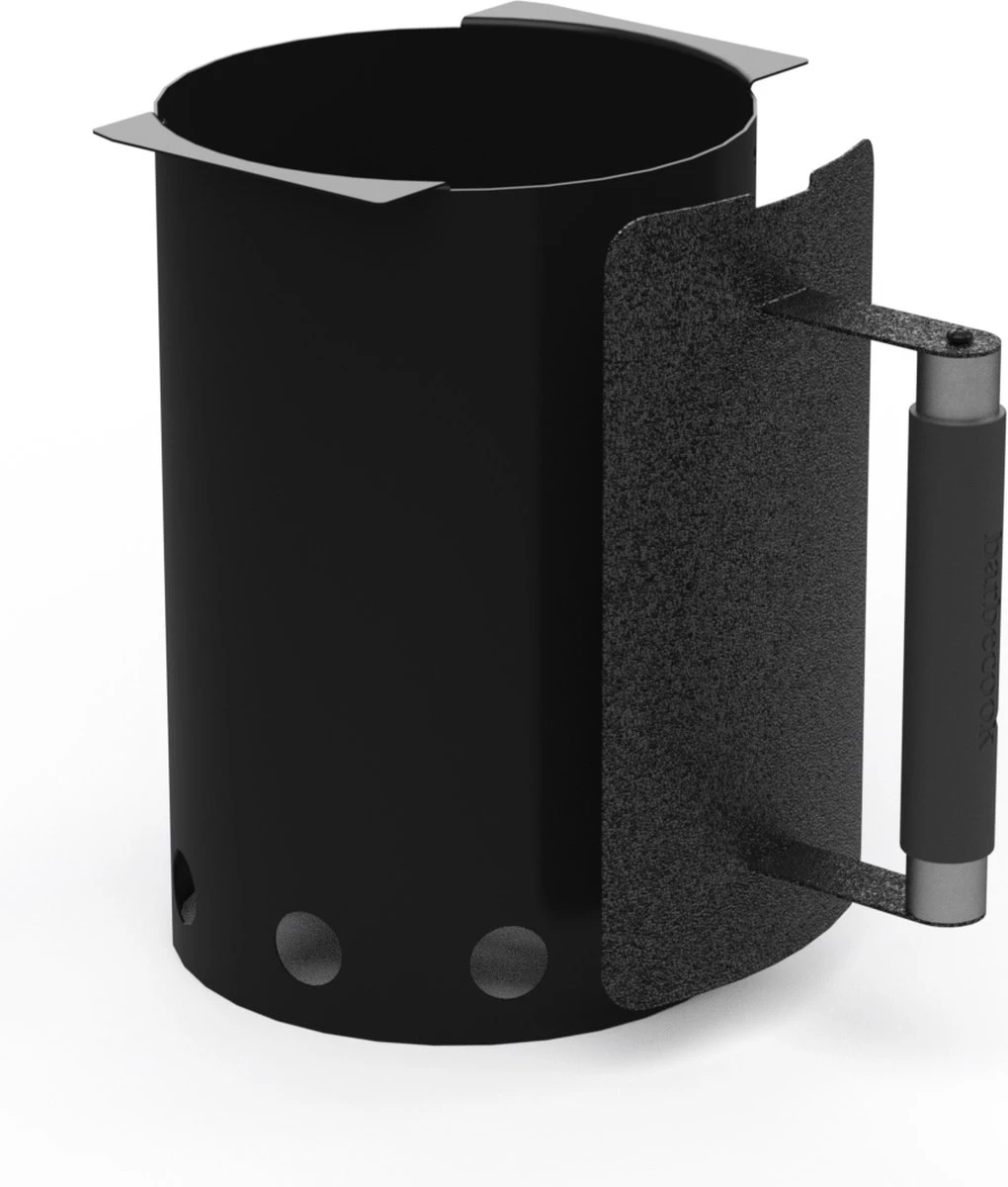 Barbecook Démarreur De Charbon De Bois Pour Une Production En Douceur De Barbecue Au Charbon De Bois - Accessoire De Barbecue - Noir - 21x30x28cm