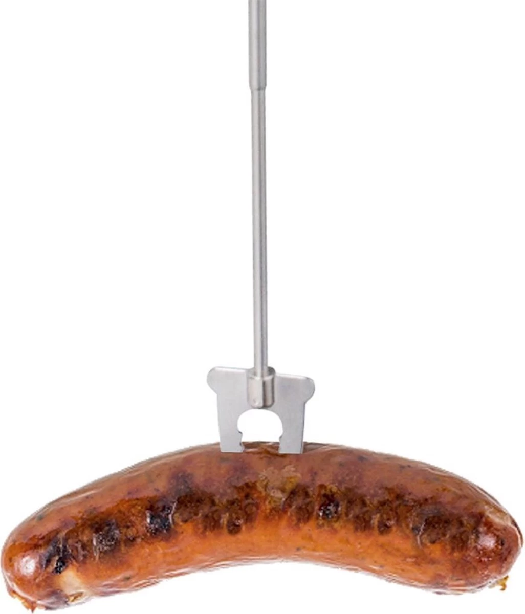 1x Fourches De Barbecue En Acier Inoxydable Extensibles De 80 Cm Outils / Fournitures De BBQ – Image 2