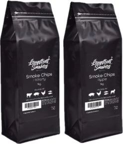 Smokers De Longue Rue | Bois De Fumage | Fumer Des Snippers De Bois | Combi | Pomme Et Hickory | 2 Kg |