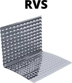 Orange85 De BBQ En 2 Parties - Acier Inoxydable - Pliable - Gril - Barbecue - BBQ - Tapis De Grill - Plaque à Pâtisserie - Matériel De Barbecue