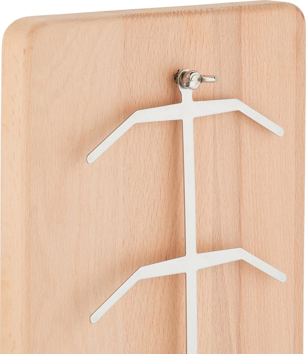 Relaxdays Planche à Fumer Barbecue Saumon - Avec Support - Planche à Saumon Finlandaise - Planche Barbecue - Bois De Hêtre – Image 8