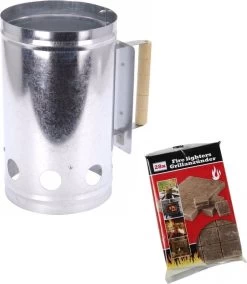 Allume-barbecue Avec Allume-feu Pour Barbecue - 28 Pièces - Ensemble De Démarrage Pour Briquettes