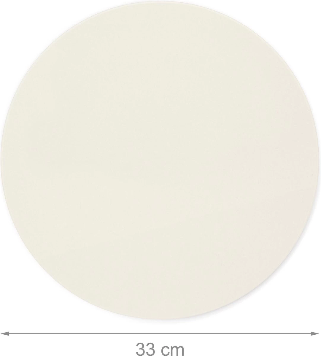 Relaxdays 2er Set De Pizza - Pierre à Pizza - Cuillère à Pizza Ronde - Spatule à Pizza - Pierre à Pizza – Image 5