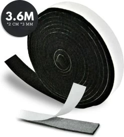 Feutre De Rechange Pour BBQ – 3,6 M X 2 Cm X 3 Mm – Convient Pour Green Egg, Kamado, Black Bastard