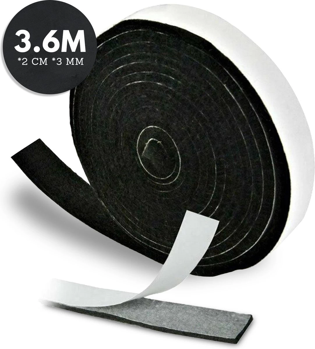 Feutre De Rechange Pour BBQ – 3,6 M X 2 Cm X 3 Mm – Convient Pour Green Egg, Kamado, Black Bastard