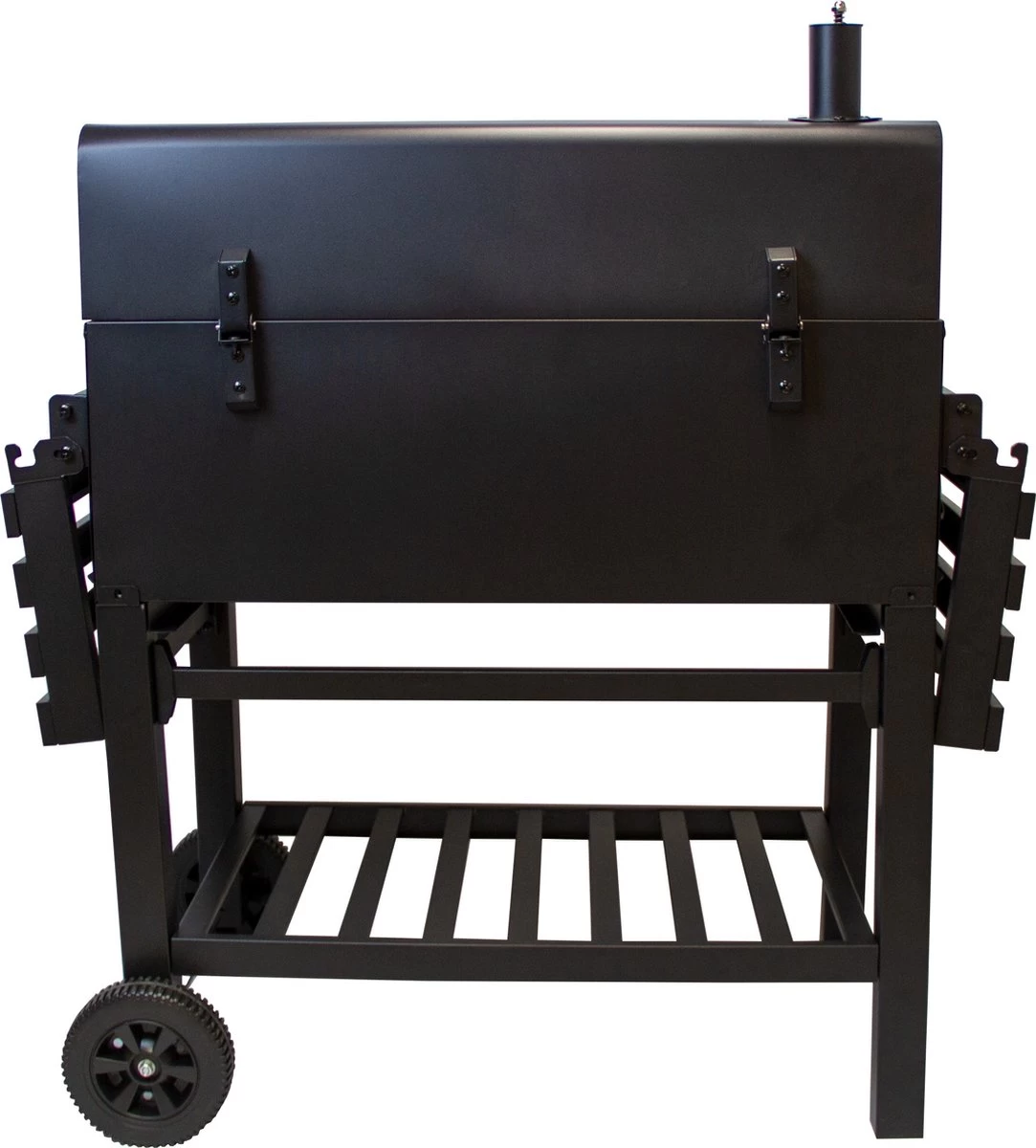 BBQ Grill XXL Fumoir Fumoir - Barbecue à Charbon De Bois De Jardin - Y Compris Housse De Pluie Brosse Métallique Espace De Rangement Pliable – Image 6
