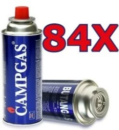 BORVAT 84 Pièces - Cartouches De Gaz Butane - Réchaud à Gaz De Camping - Bec Bunsen 227g Gaz Butane