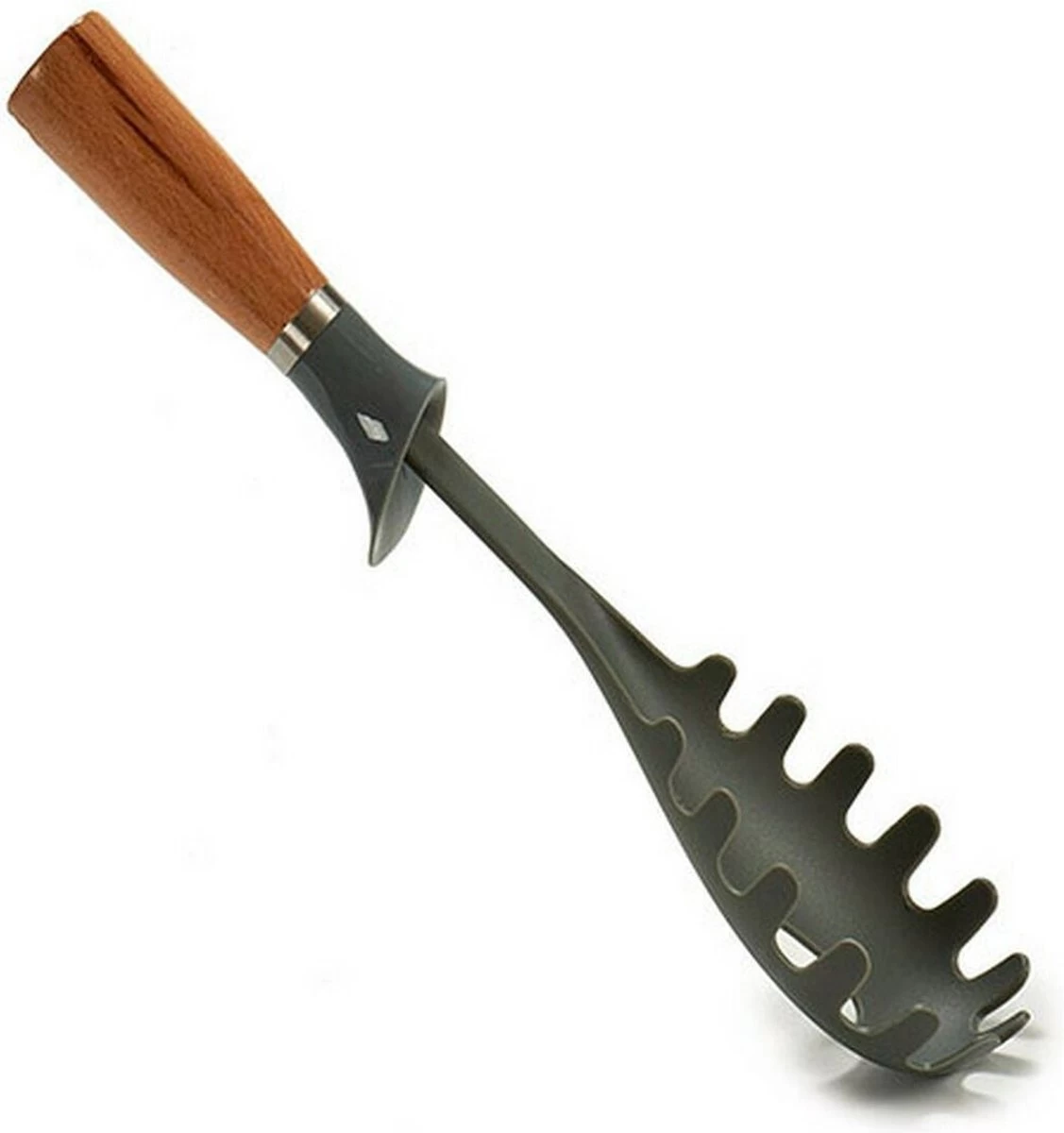 Arte Regal Cuillère à Spaghetti 7,5 X 5,5 X 32 Cm Bois Grijs/ Naturel – Image 3