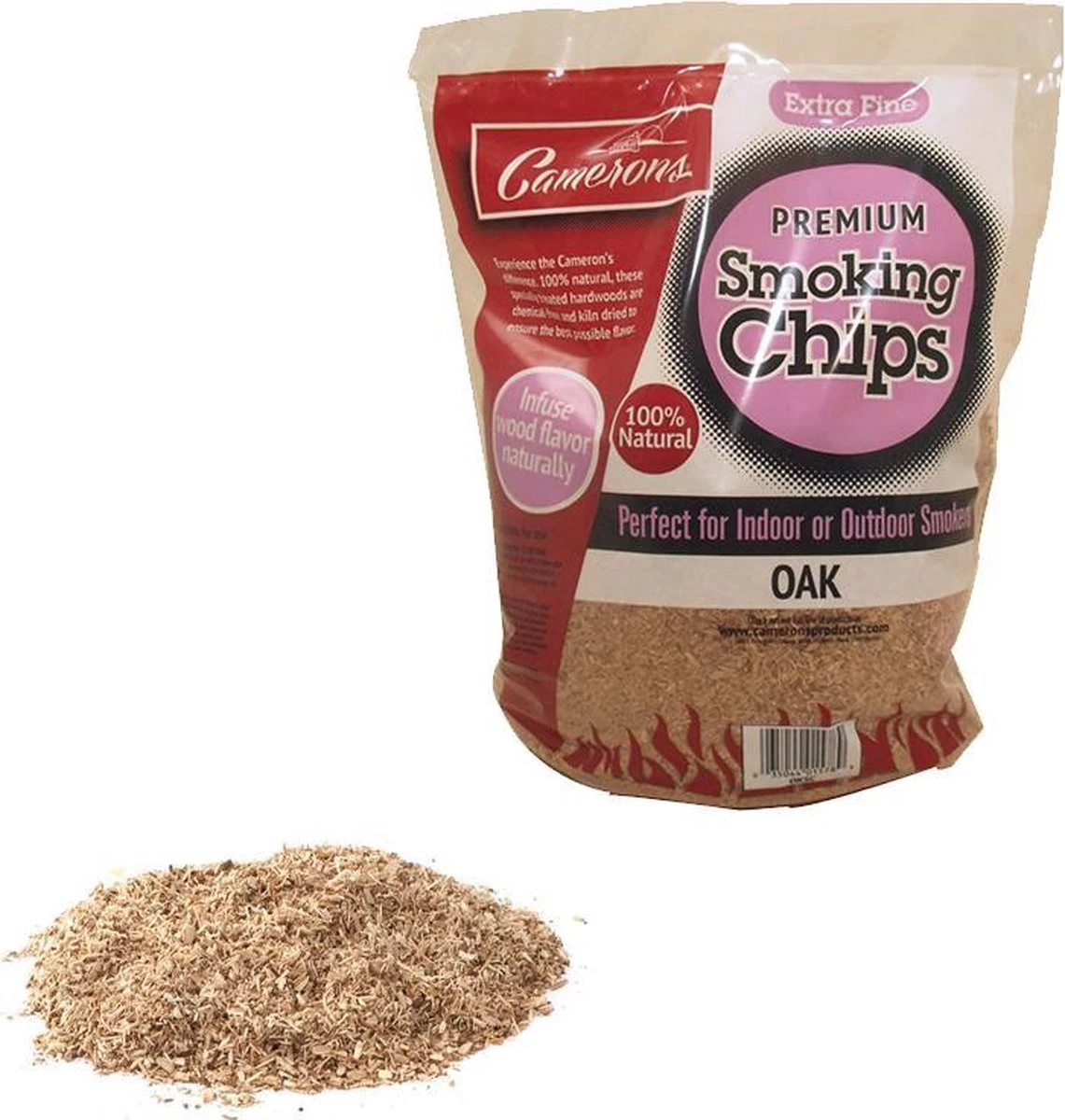 Camerons Smoke Chips Bois De ChĂŞne Extra Fin 775 Grammes