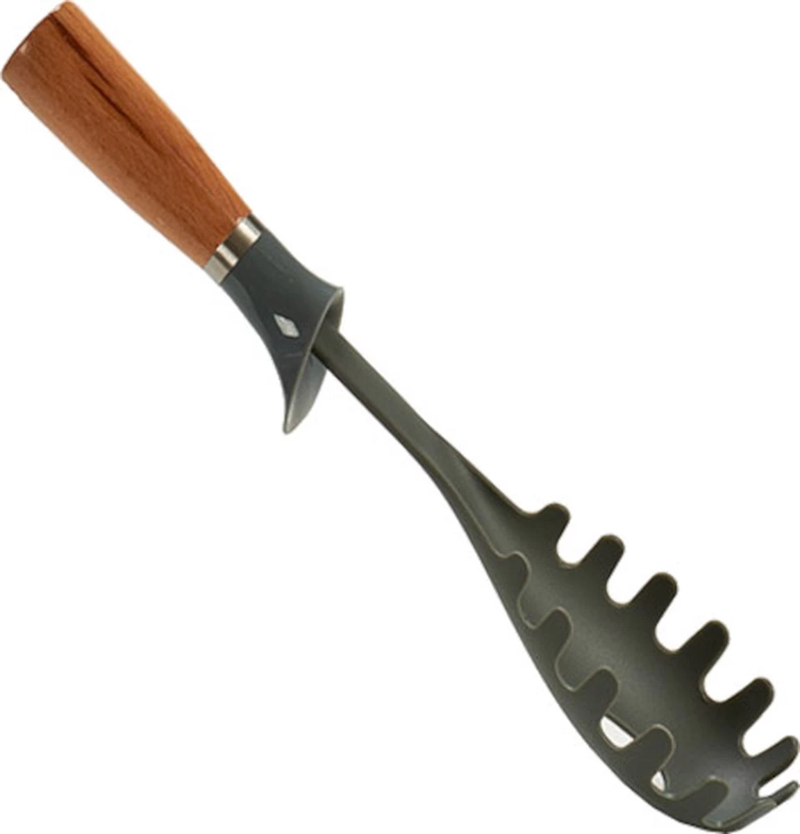 Arte Regal Cuillère à Spaghetti 7,5 X 5,5 X 32 Cm Bois Grijs/ Naturel