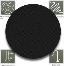 Set De 2 Tapis De BBQ Ronds - Taille 40cm - Tapis De Grill