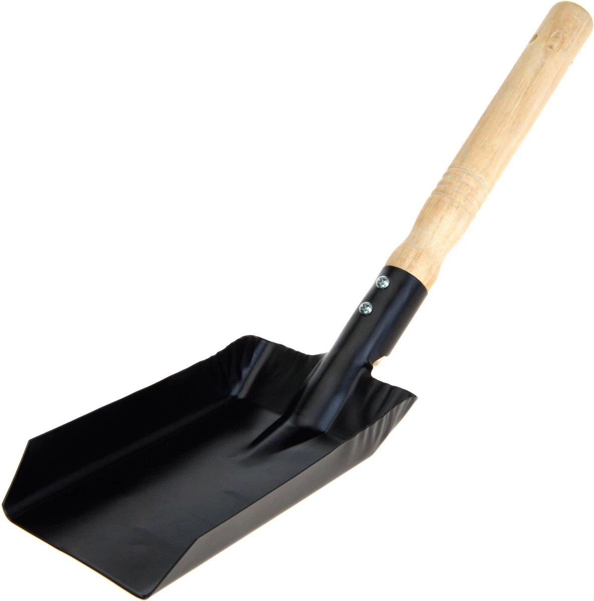 Barbecue/ BBQ Briquettes Démarreur Inox Avec Manche En Bois 27 X 17 Cm - Avec Pelle à Charbon Noir 37 Cm – Image 2