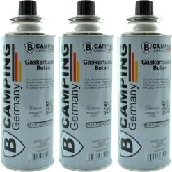 Lot De 3x Bouteille Benson Camping Gaz Butane / Remplissage Gaz De 227 Grammes - Cuisinière / Désherbant