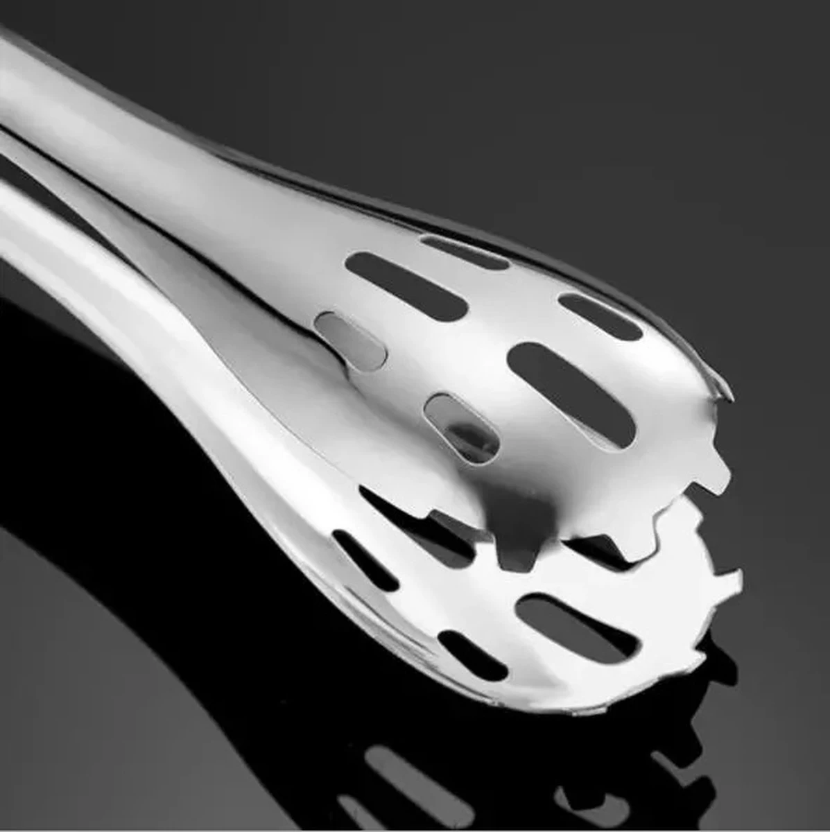 Pince à Barbecue - Pince De Cuisine - Universelle - Inox - 27,5 Cm - Prise Parfaite – Image 5