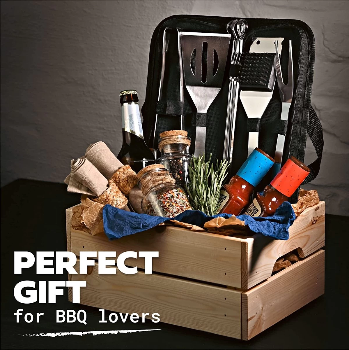Ensemble De Couverts à Barbecue En Acier Inoxydable Vaderdag - Avec étui De Transport - Robuste Et Résistant à La Chaleur – Image 5
