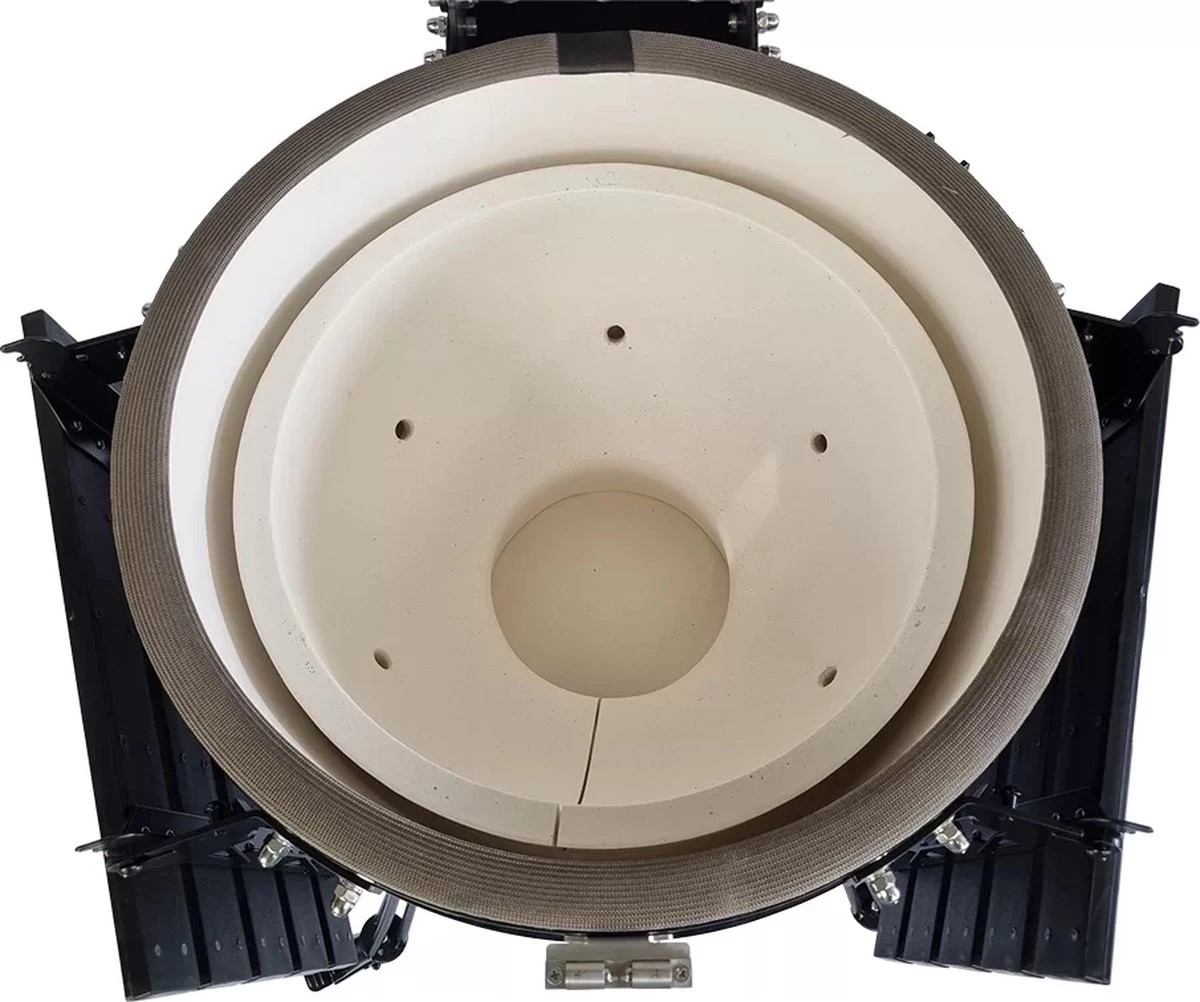 Obelix Kamado Large - 22 Pouces - Zwart - Avec Poseur De Plaque - Feutre En Fibre De Verre - Système D'ouverture / Fermeture - Precision Top-Vent – Image 12