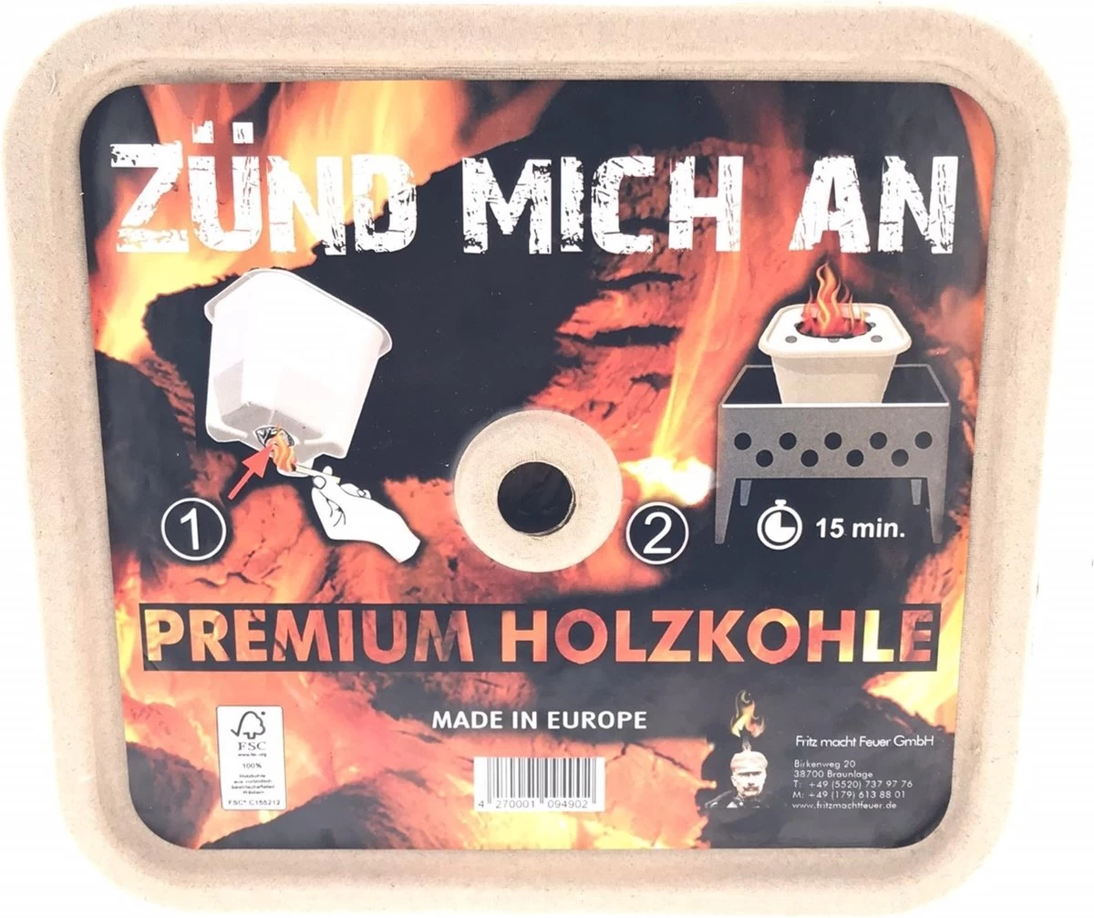 Benson Barbecue / BBQ Starter 3 En 1 - Y Compris 1 Kilo De Charbon De Bois – Image 6