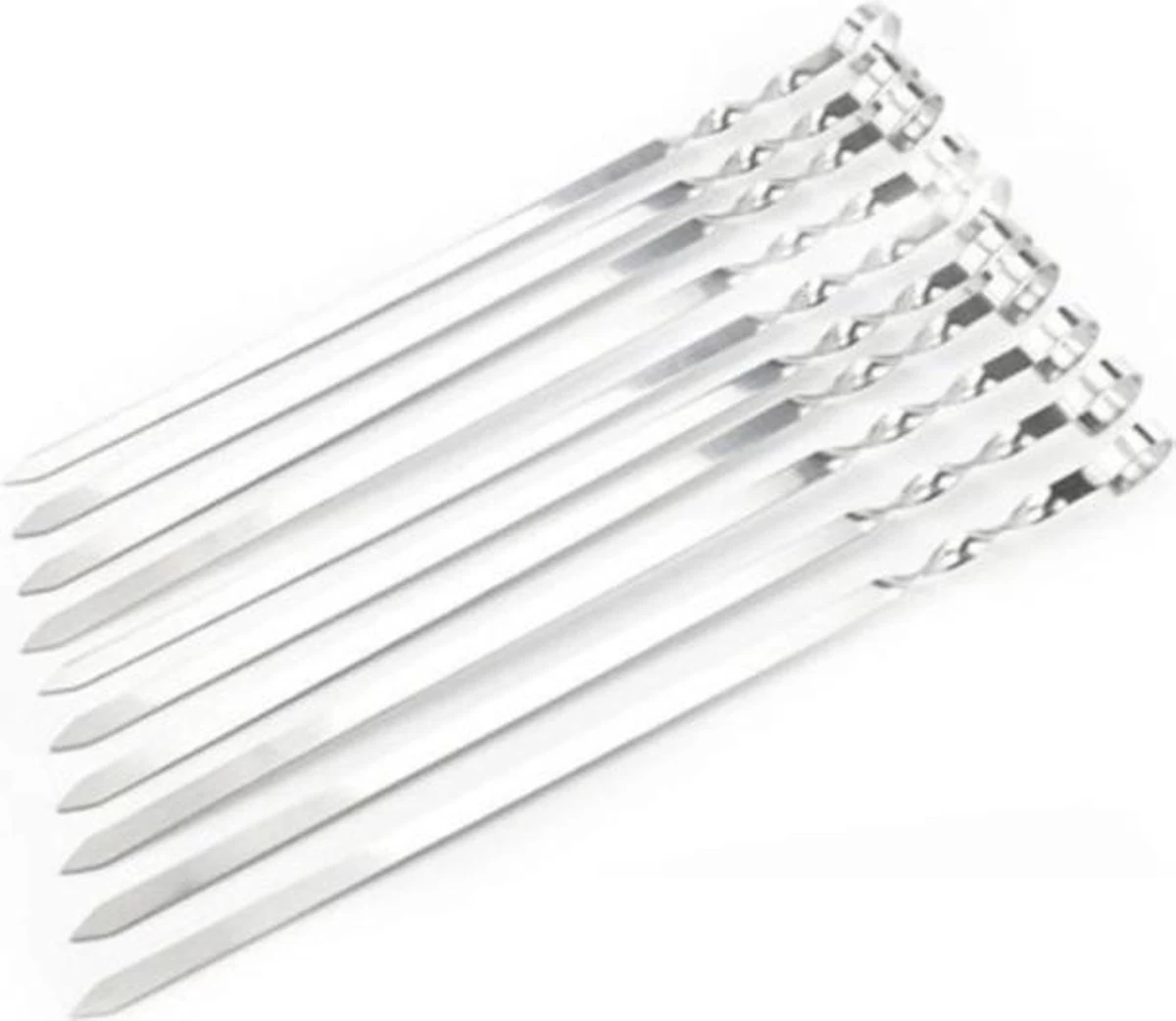 Pointes De Barbecue, Acier Inoxydable, 10 Pièces - BBQ Grill Spies Pics à Brochettes Stylos Brochettes Satay Kebap Kabab Shaslik