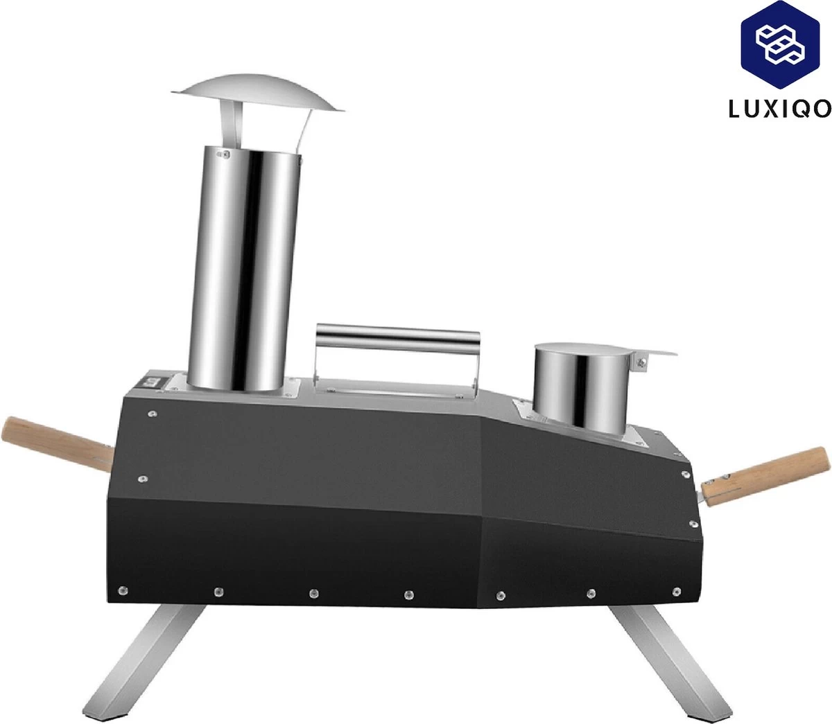 Four à Pizza Vevor® - Four à Pizza Professionnel - Cuisine D'extérieur - Pizza Gourmet - Barbecue - Acier Inoxydable - Jusqu'à 600°C - Avec Sac De Transport – Image 4