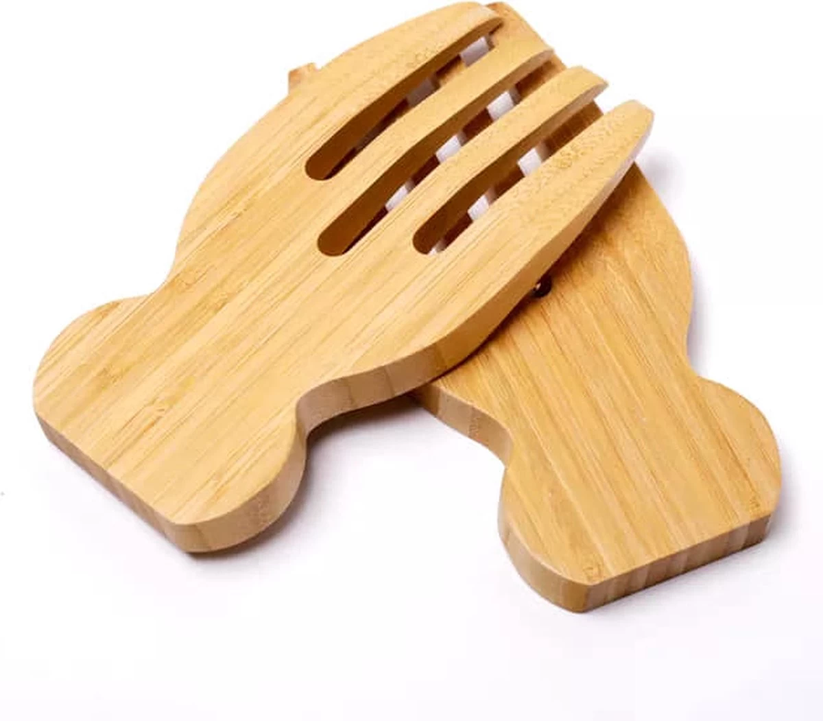 Sans Marque-mains De Service à Salade-mains De Service En Bambou-serviettes à Salade Tang