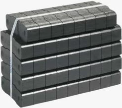 Briquettes De Lignite REKORD - Palette - 250 Kg - Avec Nettoyant Pour Vitres De Cheminée