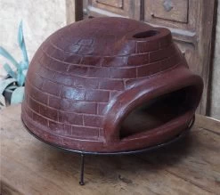 Sol-y-Yo Four à Pizza Mexicain En Pierre Au Feu De Bois Venice XL Avec Housse De Protection 68CM