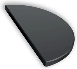 The Bastard Half Moon Stone Black Medium (1 Pcs) - Poseur De Plaque Demi-lune-déflecteur De Chaleur