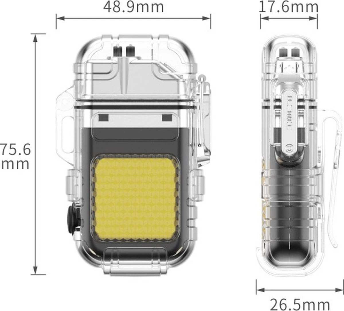 Briquet à Plasma électrique étanche Phaser® | Argent | Rechargeable USB | Étanchéité | Résistant Au Vent – Image 10