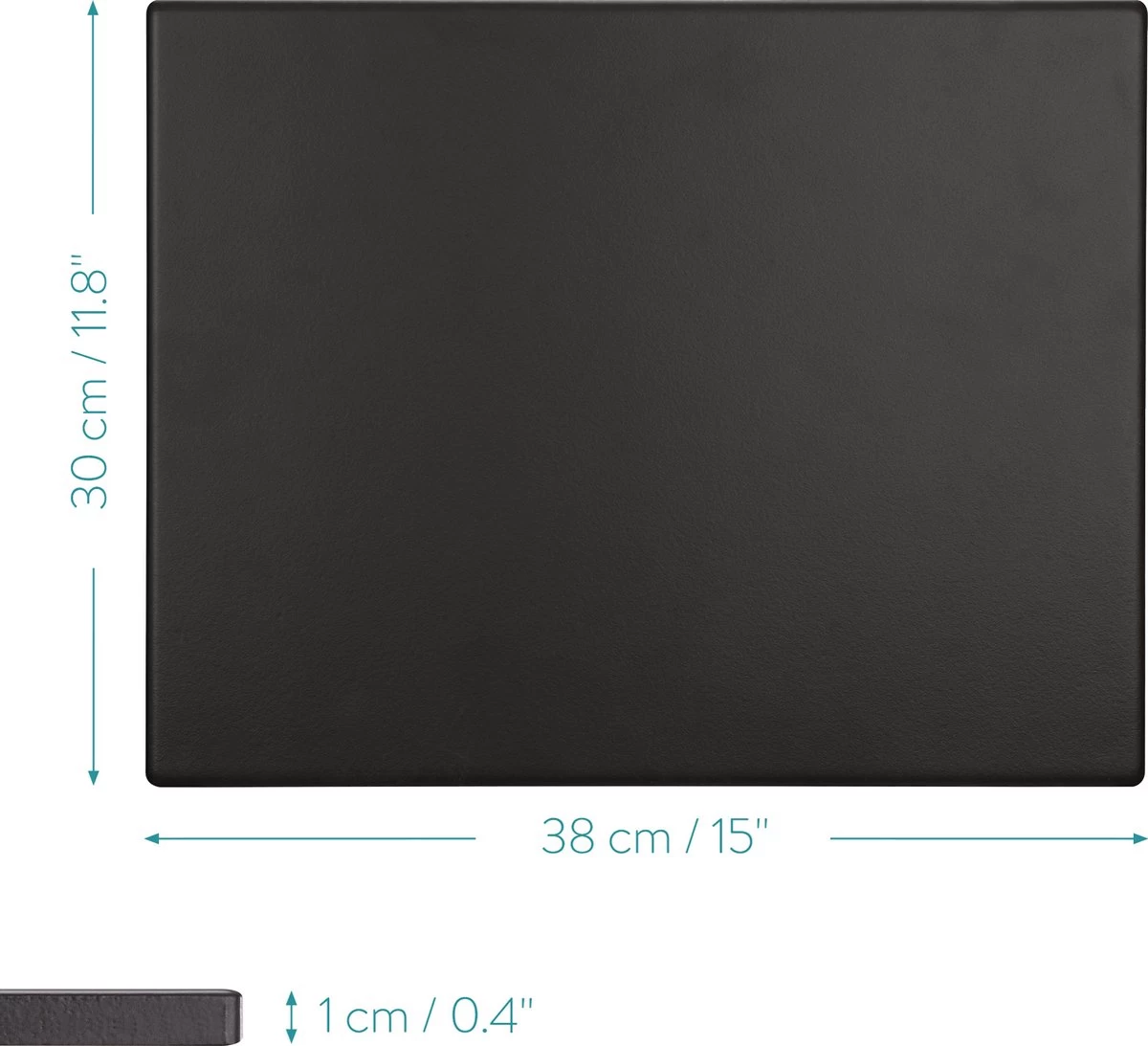 Navaris XL Pour Four, Grill Et Barbecue - Assiette à Pizza Rectangulaire 38 X 30 Cm - Set Comprenant Une Pelle à Pizza En Bambou - Céramique émaillée – Image 8