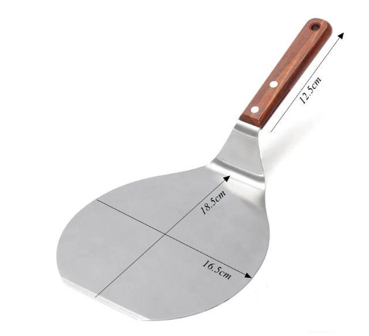 Cuillère à Pizza - Manche En Bois - Cuillère à Gâteau - Spatule à Pizza - Barbecue Barbecue - Crêpes - Gâteau - Gâteau – Image 5