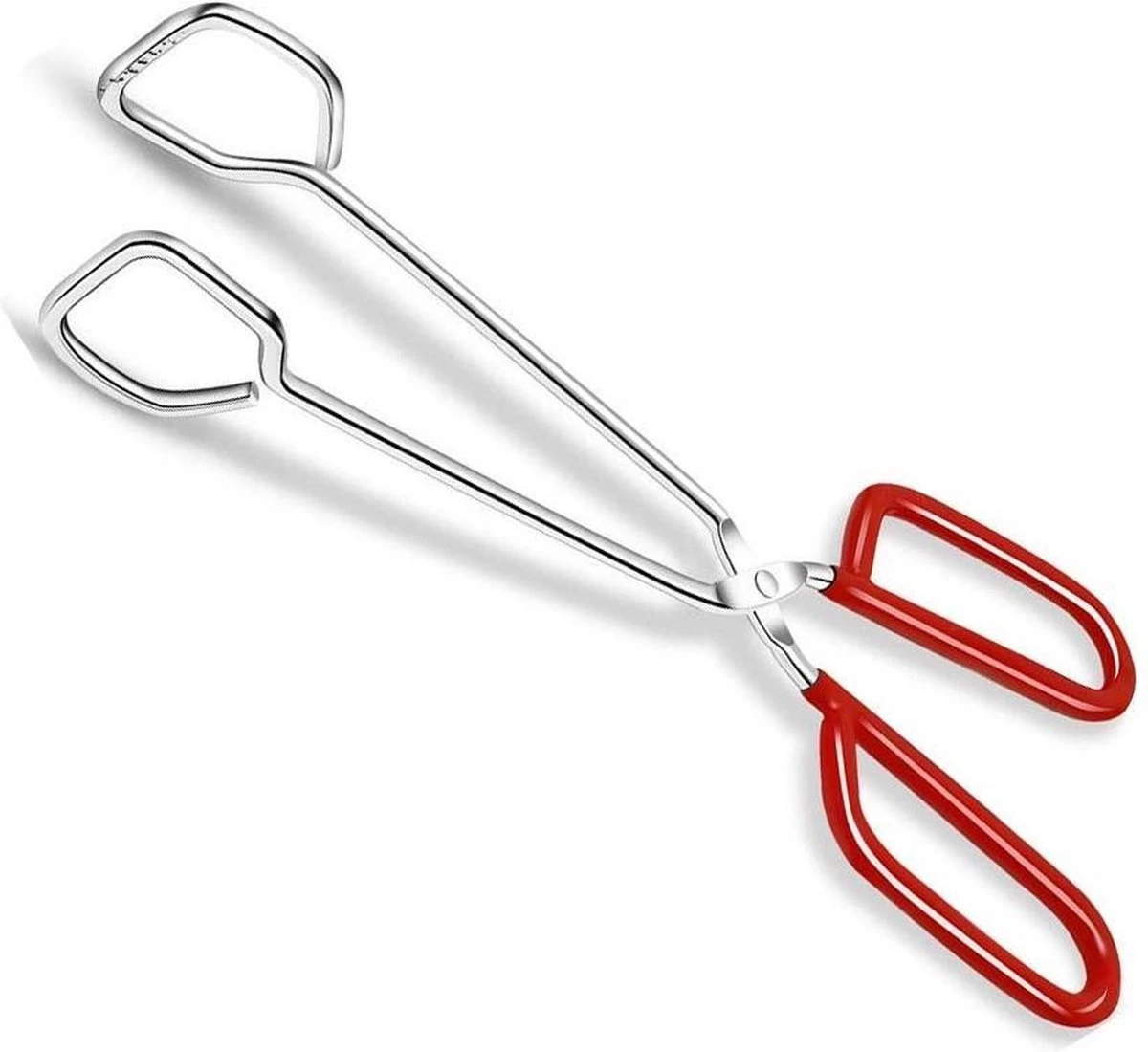 Pinces à BBQ Doodadeals ® | Pince à Barbecue Rouge| Pinces De Cuisine |26 Cm De Long