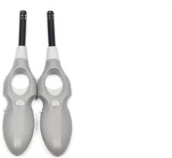 Briquet Avec Protection Enfant - Briquet Barbecue - Paquet De 2x Briquets BBQ Rechargeables| Une Qualité |Protection Enfant/Serrure Enfant - Grijs