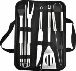 Ensemble D'outils De Barbecue De 9 Pièces Dans Un Sac - BBQ - Ensemble De Gril