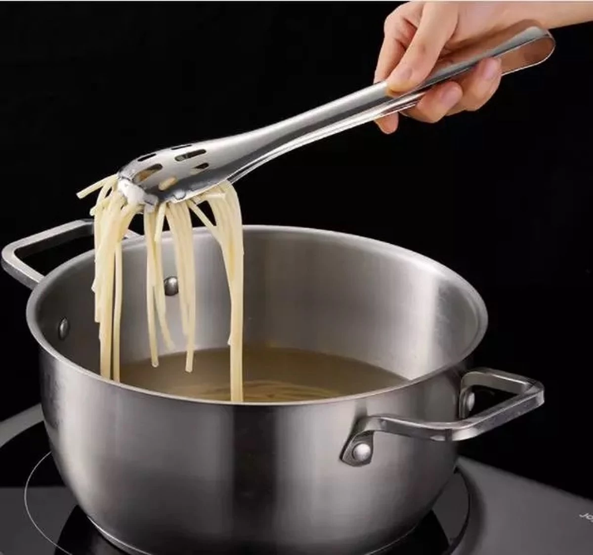 Pince à Barbecue - Pince De Cuisine - Universelle - Inox - 27,5 Cm - Prise Parfaite – Image 4