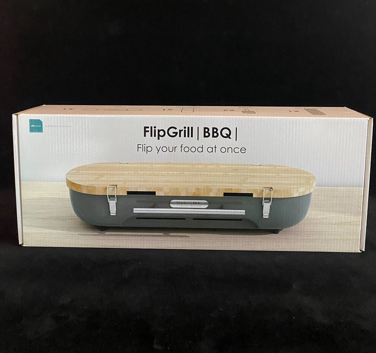 Barbecue Designnest Flip Grill BBQ Facile à Transporter Avec Grilles Rotatives Et Planche à Découper Intégrée – Image 7