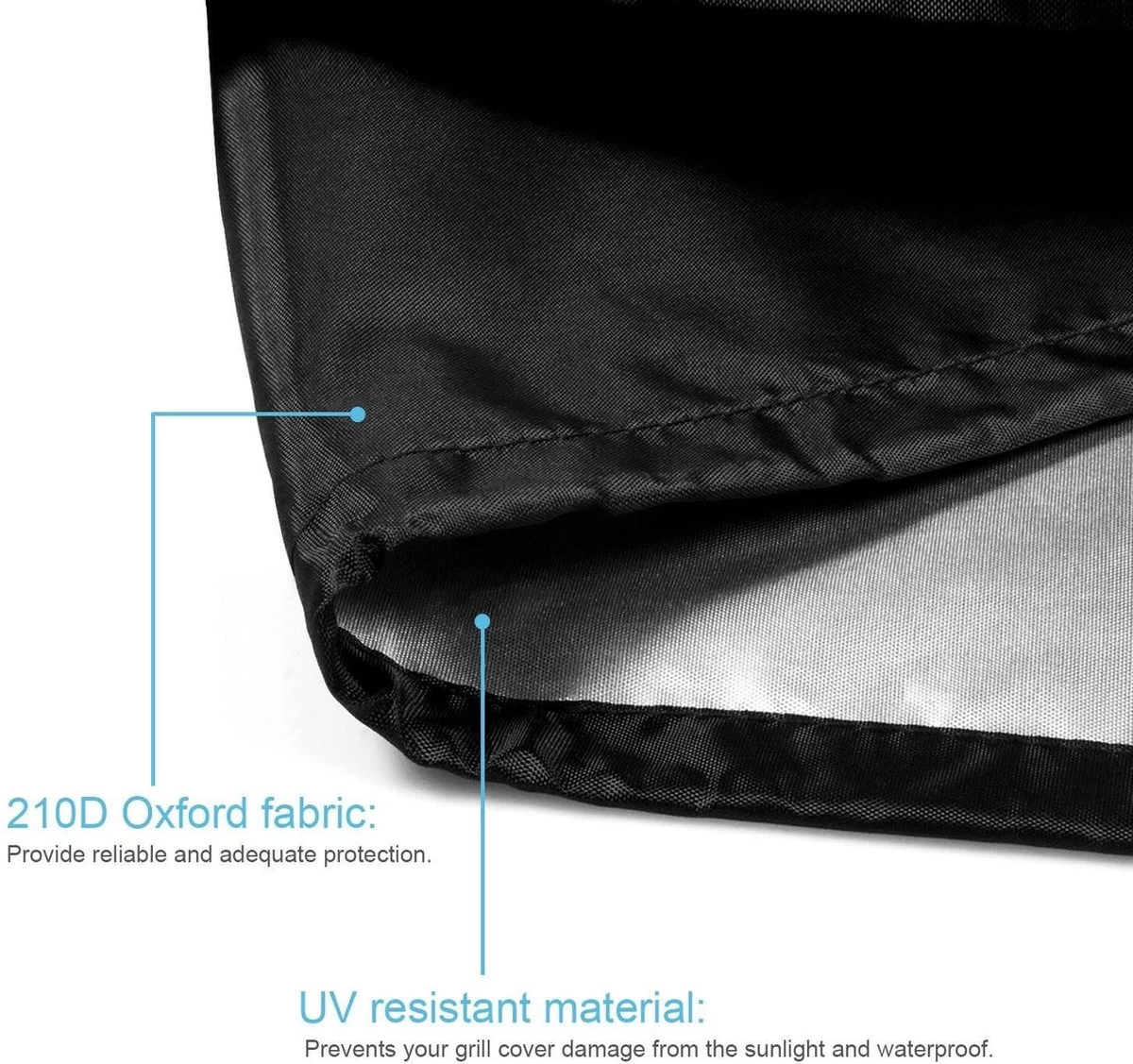 Housse De Barbecue, 61 X 29 X 44, Housse De Gril étanche De 5 Pouces Avec Sac De Rangement Pour Weber Genesis, Holland, Jenn Air, Brinkmann Et Char Broil – Image 6
