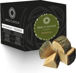 Saveur BBQ | Érable Chunck | Érable | Morceaux De Bois De Fumée | Houtchuncks | BBQ à Fumer Du Bois | Bois De Fumée | Kamado | Bois | Morceaux | Fumer Des Morceaux De Bois | Journaux