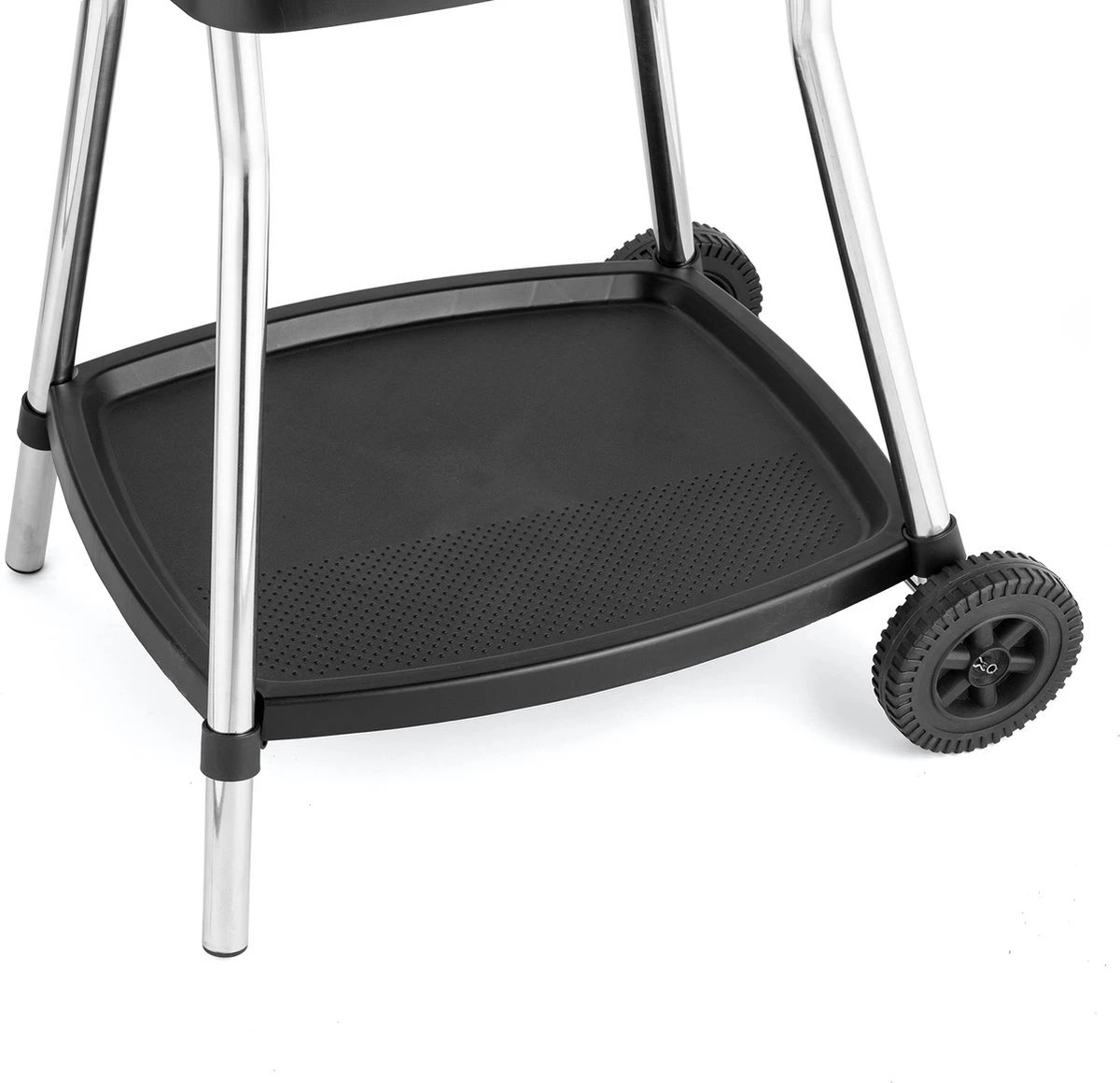 Fritel BBQ 3278 - Barbecue électrique Et Grill De Table + Adoucisseur De Graisse OFFERT - Surface De Grill 40x36cm + Base + Couvercle + Roues - Noir – Image 7