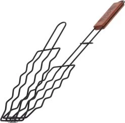 Barbecue Vaggan Grill Grille Acier Argenté 17 X 9 Cm