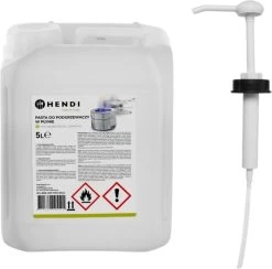 Hendi Burning Paste Pour Chafing Dish - Pompe Distributrice De Gel Brûlant Incluse - Can De 5 Litres