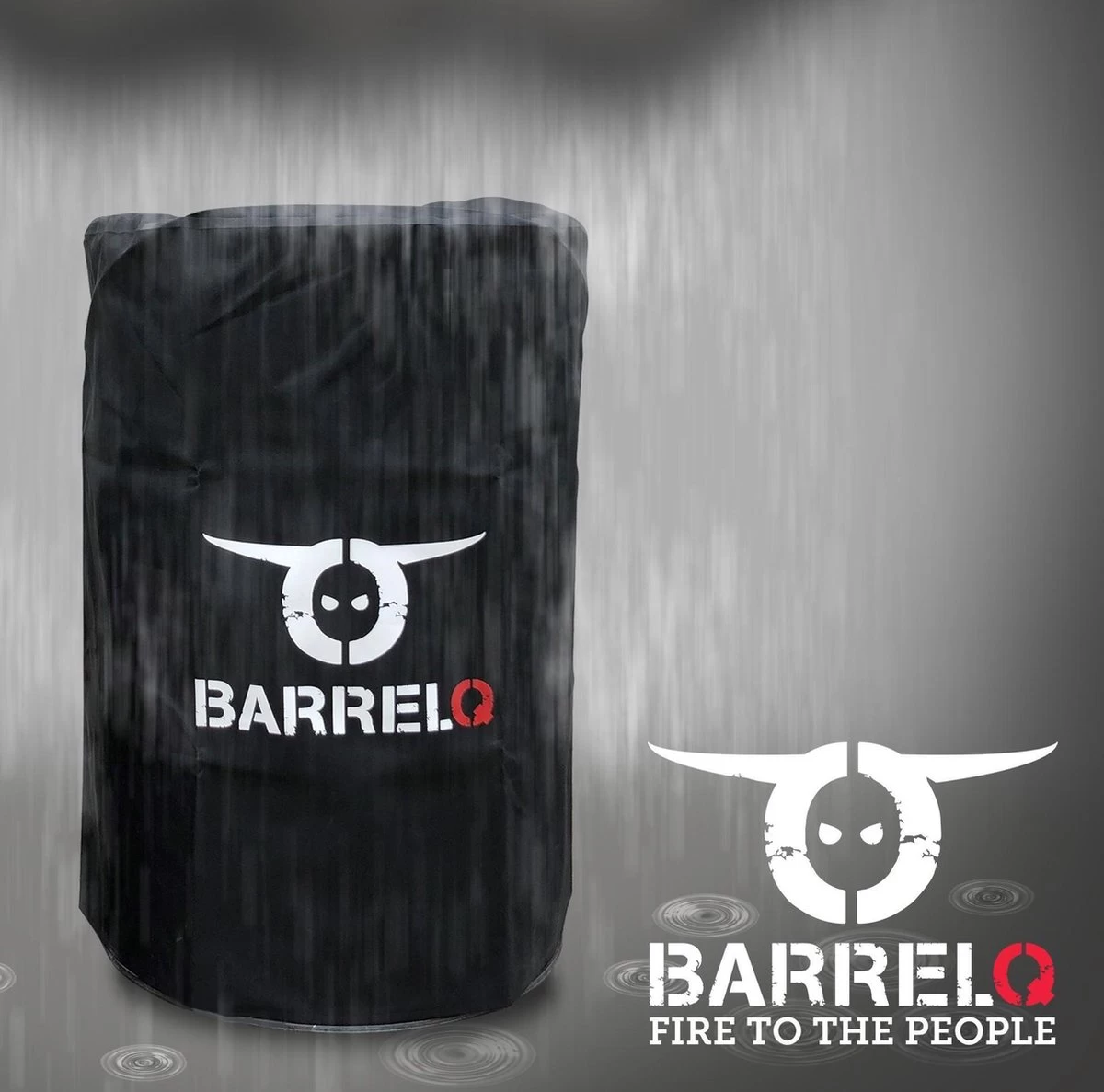 Barrelq Housse De Barbecue Notorious 58 X 23 Cm Polyester Noir – Image 3