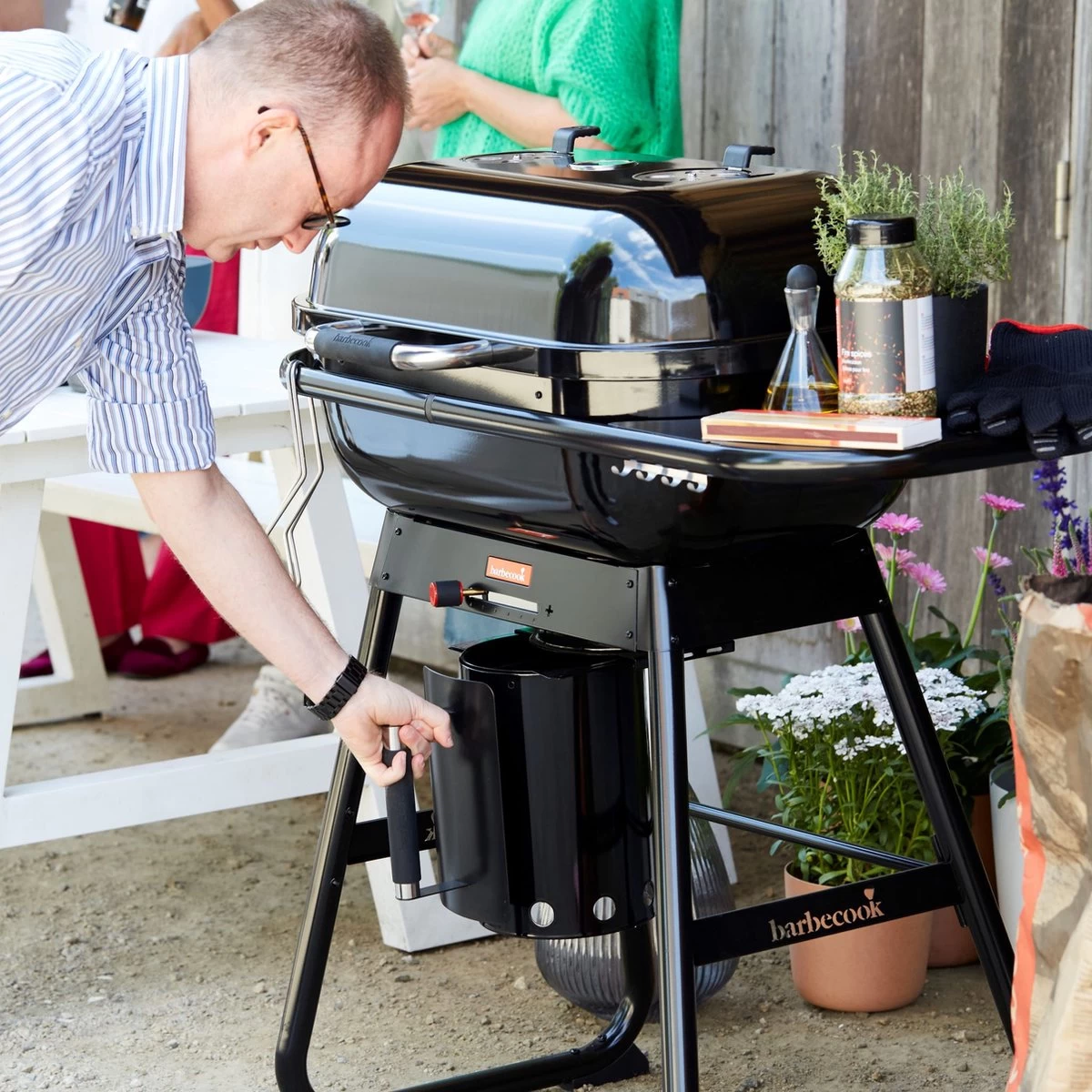 Barbecook Démarreur De Charbon De Bois Pour Une Production En Douceur De Barbecue Au Charbon De Bois - Accessoire De Barbecue - Noir - 21x30x28cm – Image 4