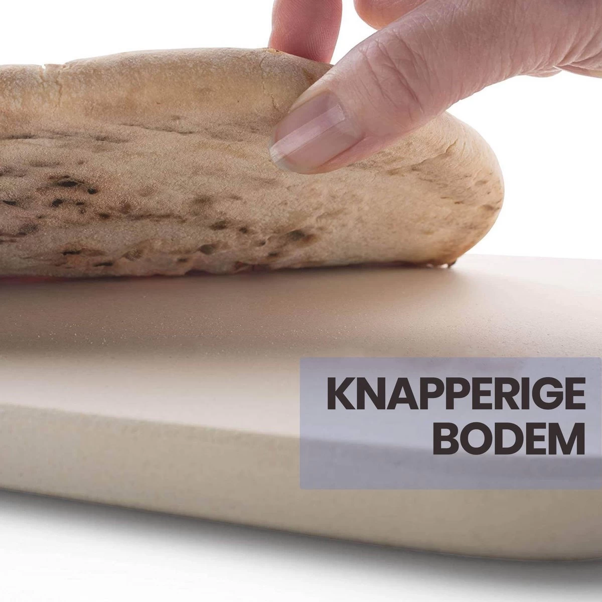 Pierre à Pizza Buxibo - Pour BBQ Et Four - Planche De Service Incluse - Planche à Pizza / étagère à Pizza - 30,5 X 38,1 X 11 Cm – Image 9