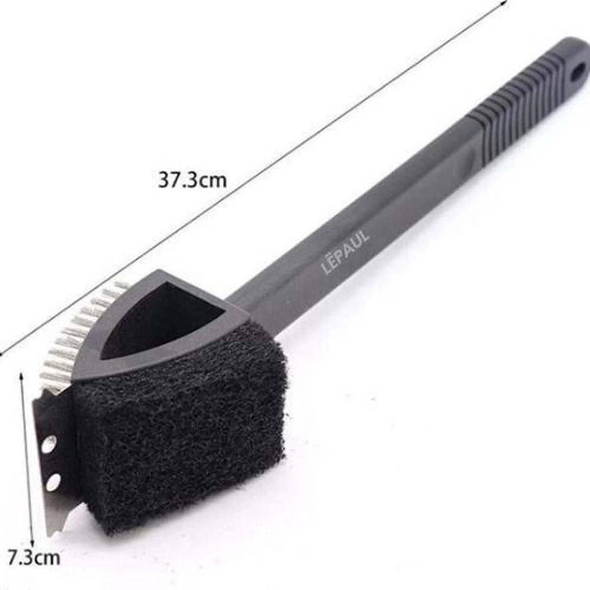 Brosse Pour Barbecue 3 En 1 - Trois Parties - Brosse Pour Barbecue - Accessoires Pour Barbecue - Ensemble D'outils Pour Barbecue - Barbecue - Brosse De Nettoyage - Brosse De Nettoyage – Image 2