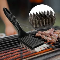 BBQ Clean - Brosse Pour Barbecue - Brosse De Nettoyage - Brosse Et Grattoir Pour BBQ
