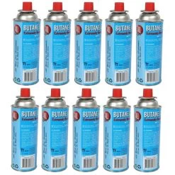 10x Bouteilles De Gaz De Cuisinière Gaz Butane - 10 Pièces à 227 Grammes - Recharge De Gaz