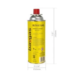 Baygas Gaz Butane Réchaud Bouteilles De Gaz Gaz Butane 227 Grammes - Recharge Cartouche De Gaz 5 Pièces 500ml Camping