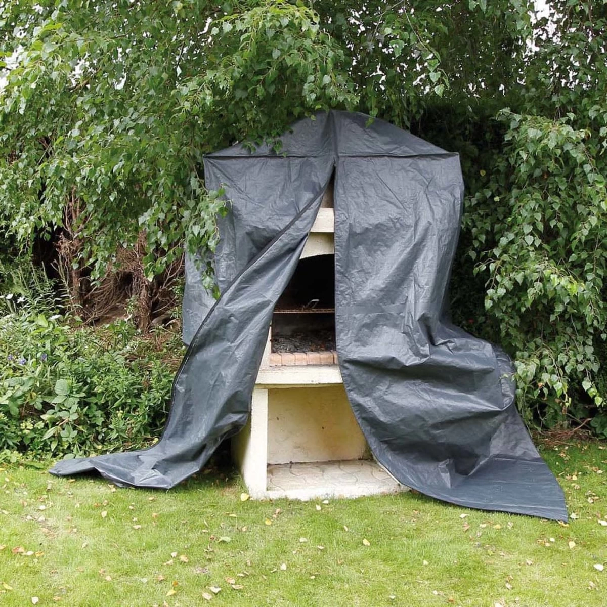 Furniture Limited - Housse De Protection Pour Barbecues En Pierre 253x128x80 Cm